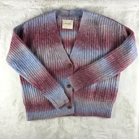 LUCKY BRAND Chunky Winter Cardigan NEW Size LARGE - Picture 9 of 9